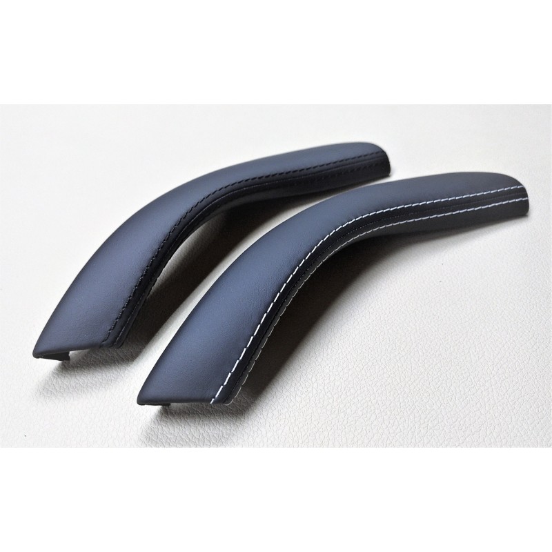 Hirsch-style Handles Leather Rear Set SAAB 9-3